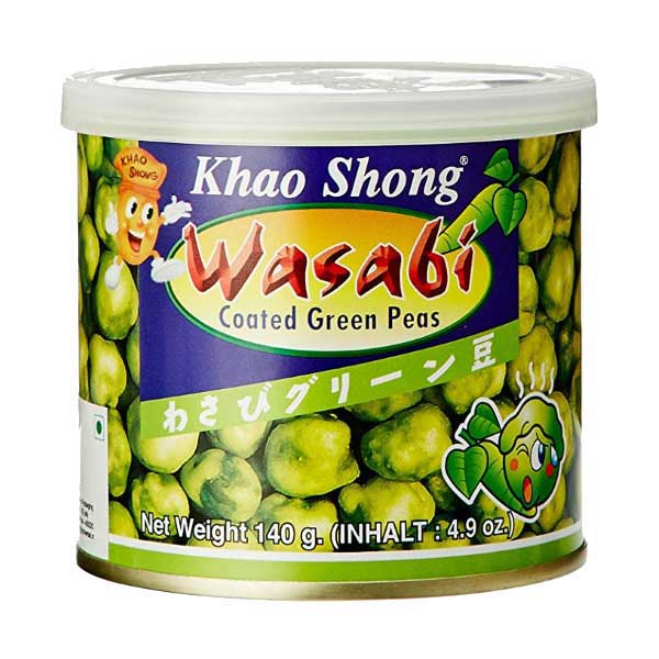 Khao Shong Wasabi Coated Green Peas - 120g