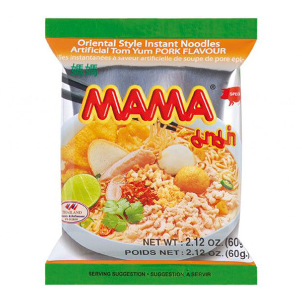 Mama Instant Noodles Tom Yum Pork - 60g