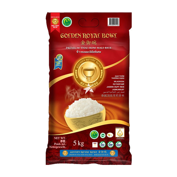 Golden Royal Bowl Premium Thai Hom Mali Rice - 5kg