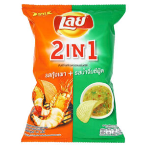 Lays - Potato Chips 2in1 (Shrimp & Seafood) - 75g