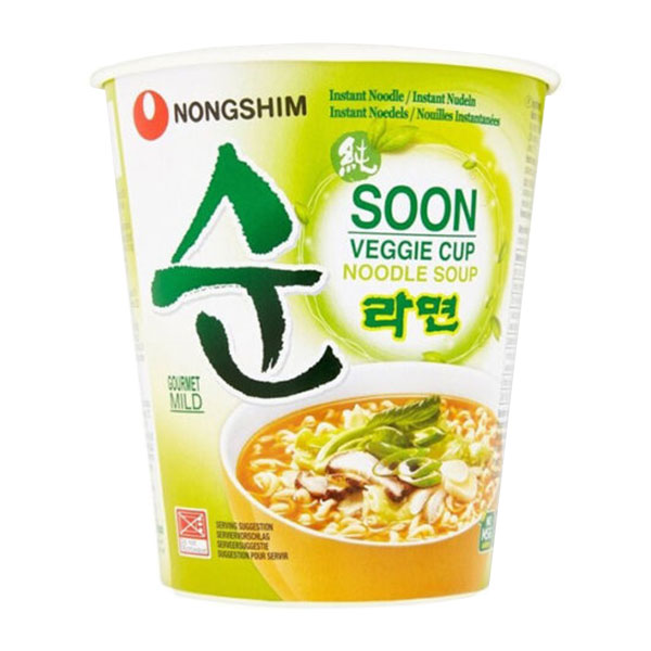 Nongshim Soon Veggie Cup Noodle - 67g