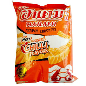 Hanami Hot Prawn Cracker Chili Flavor - 60g