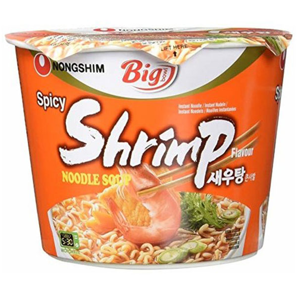 Nongshim Spicy Shrimp Cup Noodle Soup - 115g