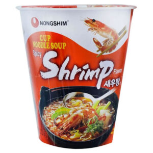 Nongshim Spicy Shrimp Cup Noodle Soup - 67g