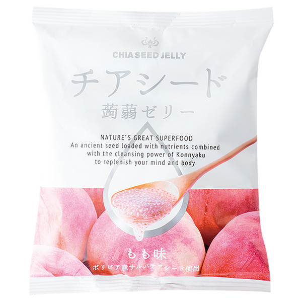 Wakashou Chia Seed Jelly Peach - 165g