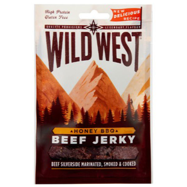 Wild West Honey BBQ Beef Jerky - 25g