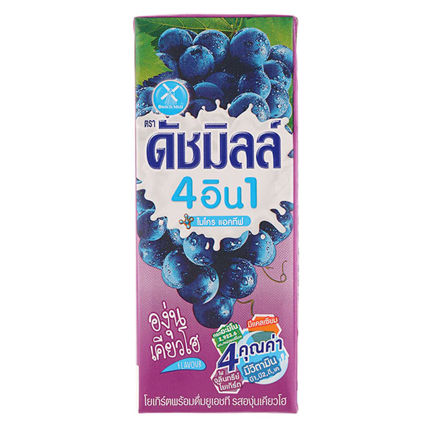 Dutch Mill Yoghurt Drink Grape Kyoho - 180mL