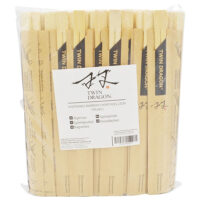 Twin Dragon Bamboo Chopsticks 23cm (100 pair) 1