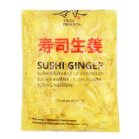 Twin Dragon White Sushi Pickled Ginger Slice - 1kg