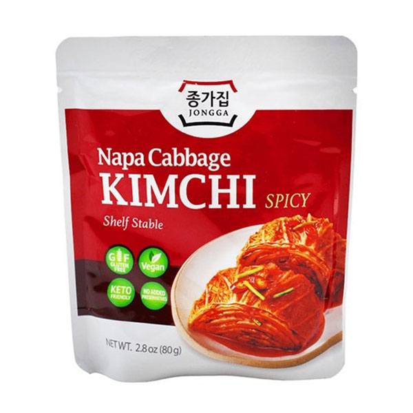 Jongga Napa Cabbage Kimchi Spicy - 80g