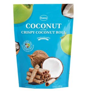 Kaew Crispy Roll Coconut Flavor - 100g