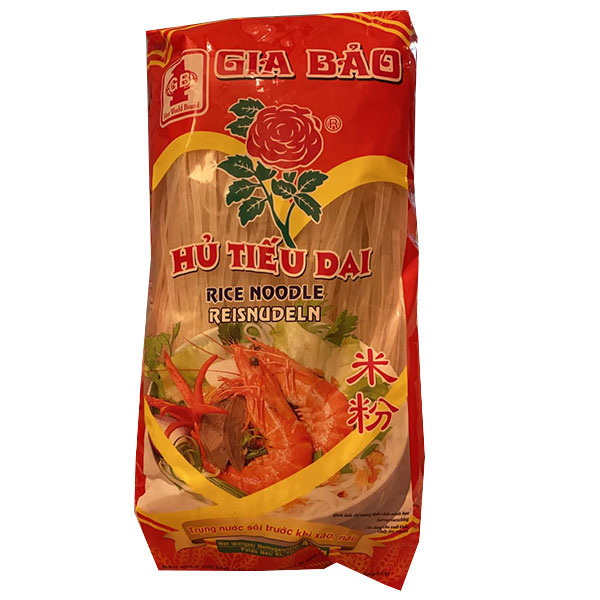 Gia Bao Rice Noodle Hu Tieu Dai (Rose) - 500g