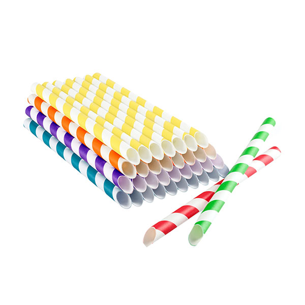 Bubble Tea Colored Paper Straws