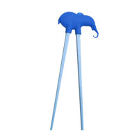 Elephant Plastic Children Chopsticks - 22cm