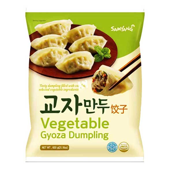 Samyang Vegetable Gyoza Dumpling 600g Danmad Samyang Vegetable Gyoza Dumpling 600g Danmad