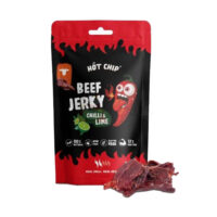 Hot Chip Beef Jerky Chilli & Lime - 25g