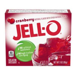 Jell-O Cranberry - 85g
