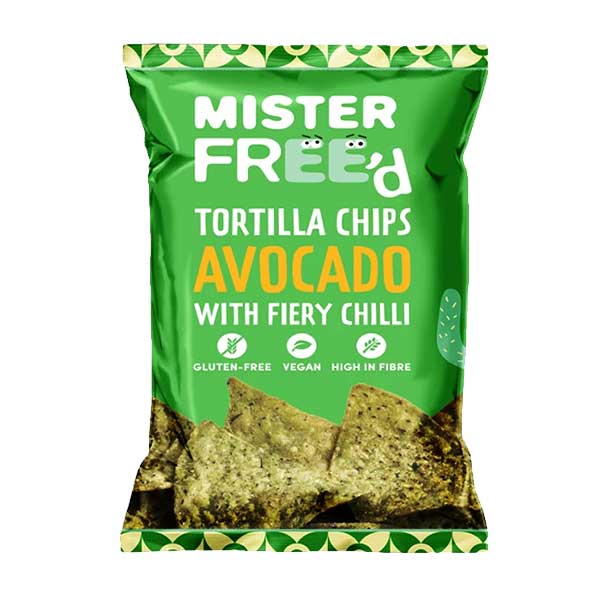Mister Freed Tortilla Chips Avocado - 135g