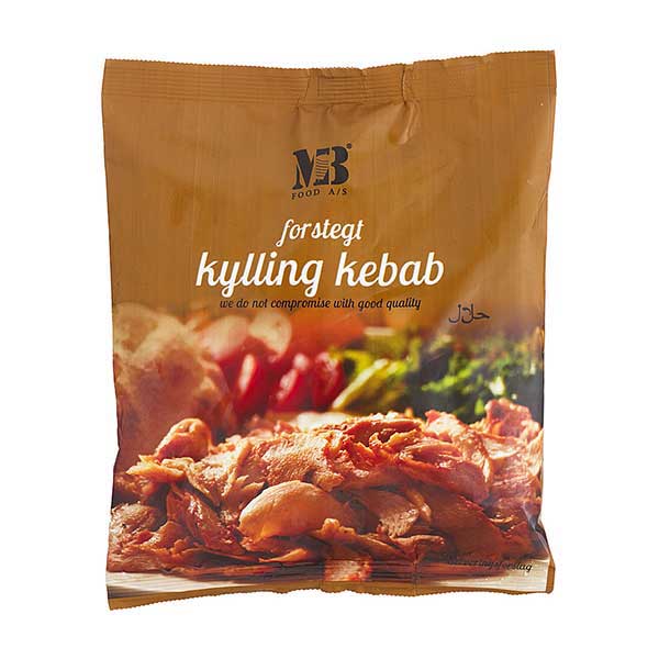 Forstegt Kylling Kebab - 1000g