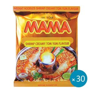 Mama Instant Noodles Shrimp Creamy Tom Yum 55g - 30 stk