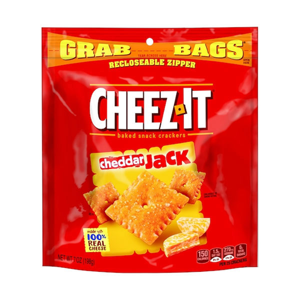Cheez-It hvid cheddar (bags) - 198g