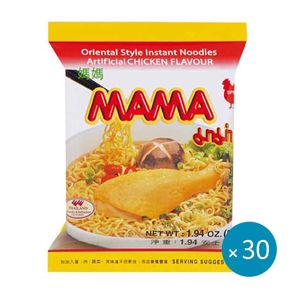 Mama Instant Nudler Kylling 55g - 30 stk
