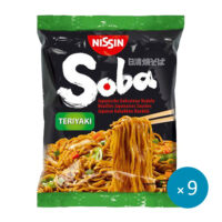 Nissin Soba Instant Noodles Teriyaki 110g - 9 stk