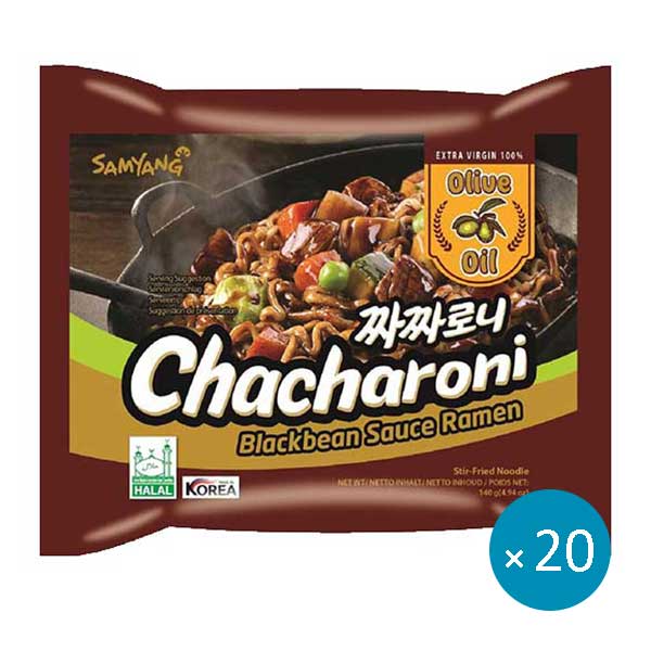 Samyang Chacharoni Blackbean Sauce Ramen 140g - 20 stk