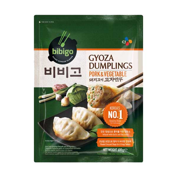 Bibigo Gyoza Dumpling Pork & Vegetable - 600g