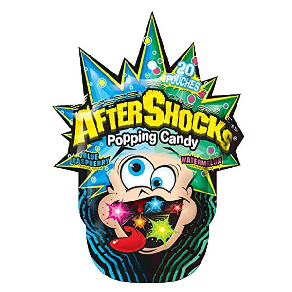 AfterShocks Popping Candy Blue Raspberry & Watermelon - 30g