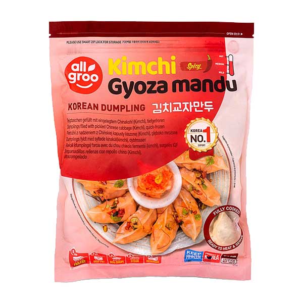 Allgroo Kimchi Gyoza Mandu Dumpling - 540g