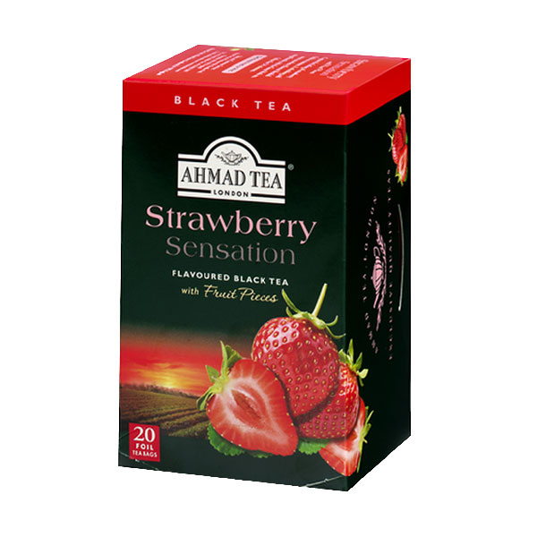 Ahmad Tea Strawberry Sensation - 20 Foil Teabags