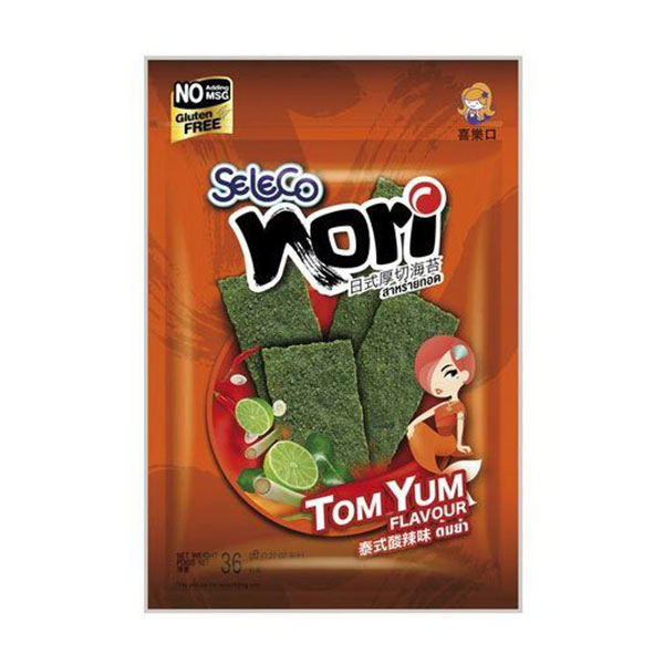 Seleco Nori Snack Tom Yum - 36g