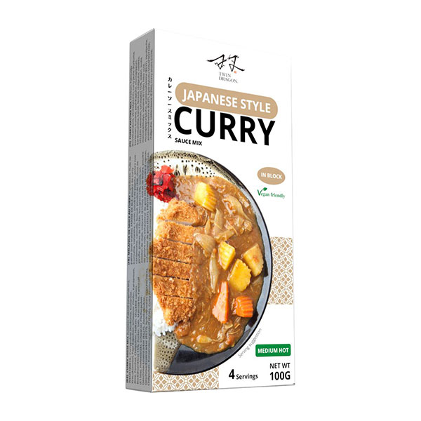 Twin Dragon Curry Sauce Mix Japanese Style - 100g