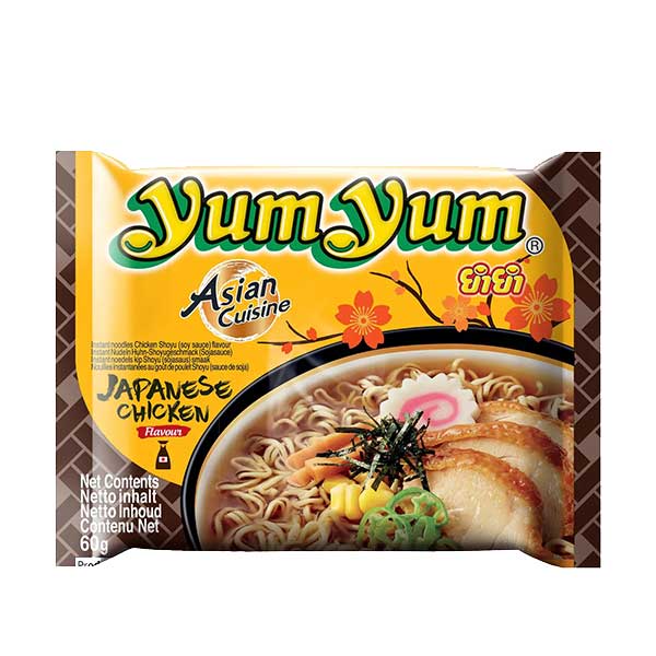 Yum Yum, Instant Noodles, Japanese, Chicken Shoyu, Kylling