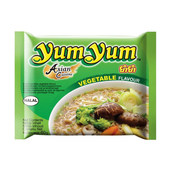 Yum Yum Instant Noodles Vegetable Flavor - 60g