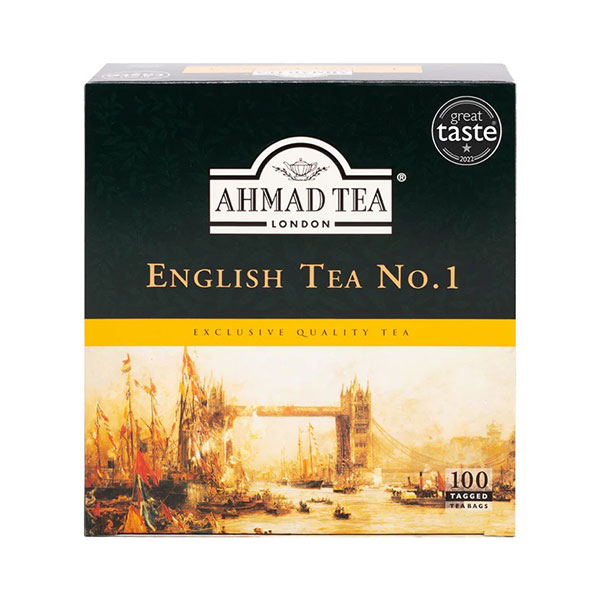 Ahmad Tea English Tea No.1 - 100 Foil Teabags