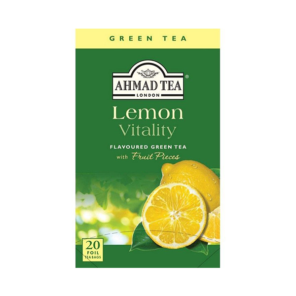 Ahmad Tea Lemon Vitality - 20 Foil Teabags