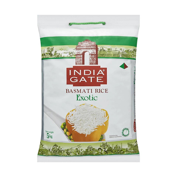 Exotic Basmati Rice India Gate - 5kg