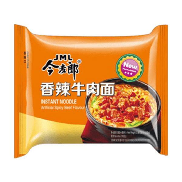 JML Instant Noodle Artificial Spicy Beef Flavor - 110g