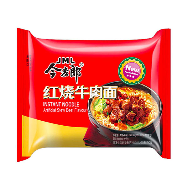 JML Instant Noodle Artificial Stew Beef Flavor - 109g