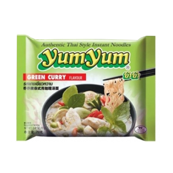 Yum Yum Instant Noodles Green Curry - 70g