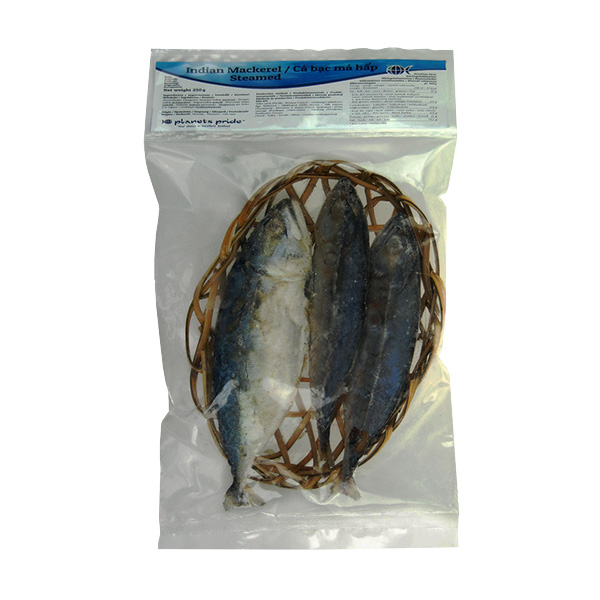 Indisk Mackerel (Dampet 3 stk) - 250g
