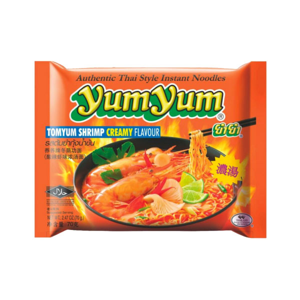 Yum Yum Instant Noodles Tom Yum Shrimp Creamy - 70g
