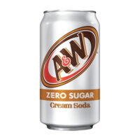 A&W Cream Soda Zero Sugar - 355mL