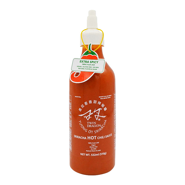 Twin Dragon Sriracha Hot Chili Sauce - 532mL