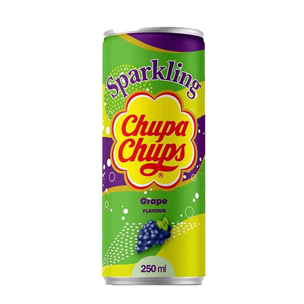 Chupa Chups Sparkling Grape - 250mL
