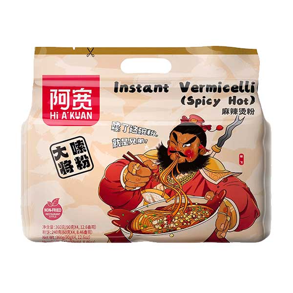 Hi A'Kuan Instant Vermicelli (Spicy Hot Flavor) - 440g