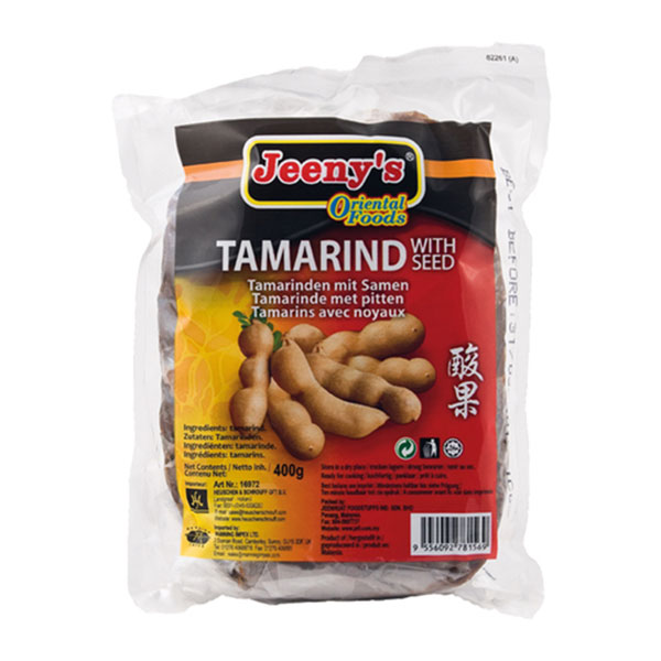 Jeeny's Tamarind with Seed - 400g