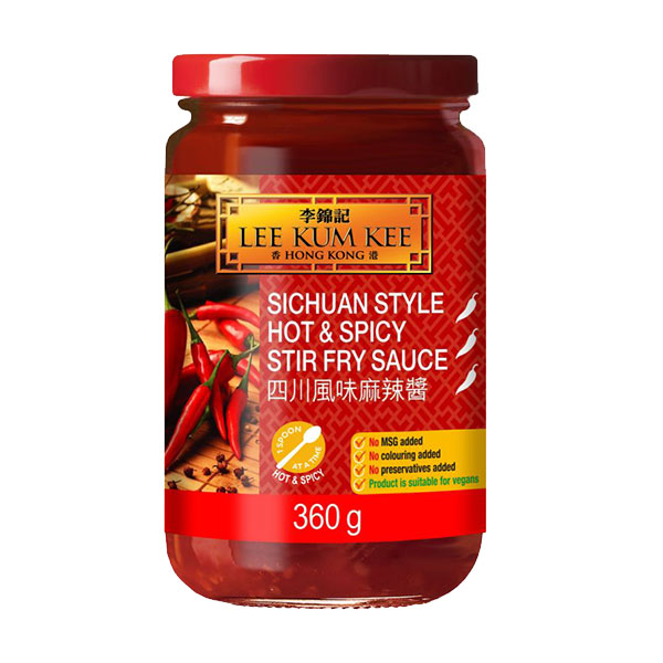 LKK Sichuan Style Hot & Spicy Stir Fry Sauce - 360g